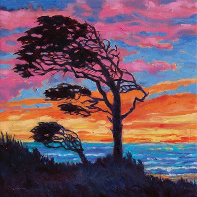 Coastal Tree by Rebecca Baldwin acrylic art print