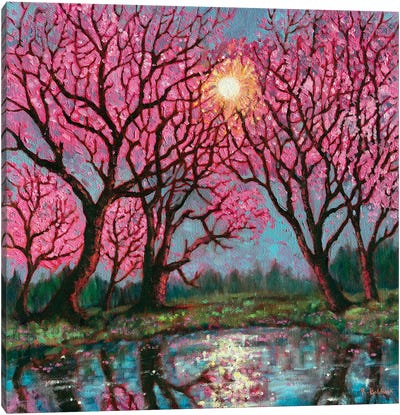 In The Pink Canvas Art Print - Rebecca Baldwin