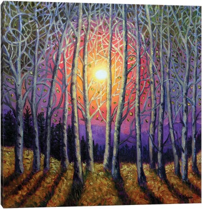 Mountain Mandala Canvas Art Print - Mountain Sunrise & Sunset Art