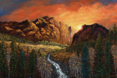 Where It's Wild by Rebecca Baldwin metal wall art