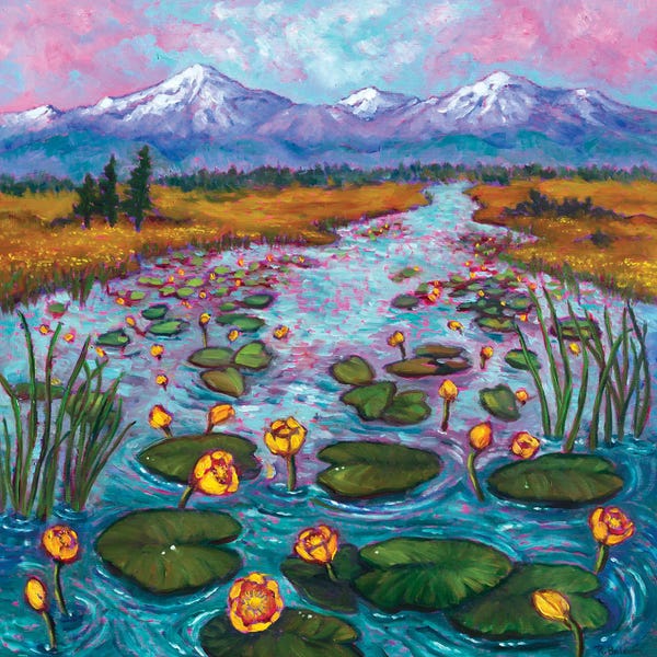Rebecca Baldwin: Mountain Lake Lilies by Rebecca Baldwin