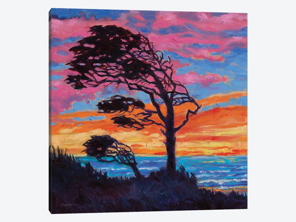 Coastal Tree by Rebecca Baldwin 1-piece Canvas Artwork