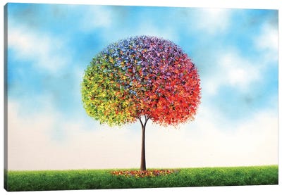 Better Tomorrows Canvas Art Print - Trees in Transition