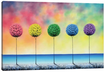 The Rebirth Canvas Art Print - Trees in Transition