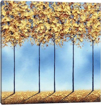 Singing Autumn Canvas Art Print - Rachel Bingaman