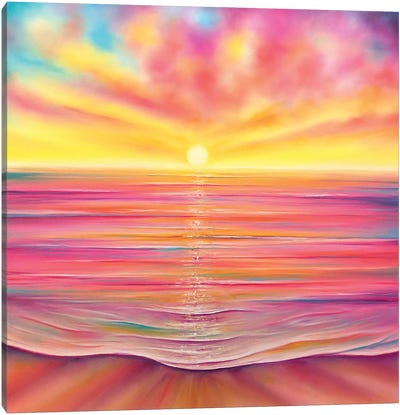 As Sure As The Tides Canvas Art Print - Rachel Bingaman
