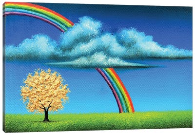 Fortunate Canvas Art Print - Rainbow Art