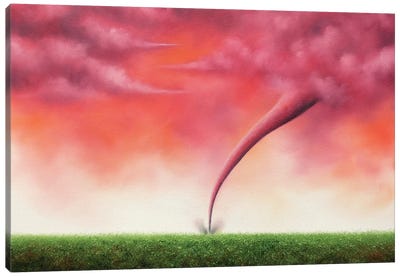 Storm Warning Canvas Art Print - Tiger Art