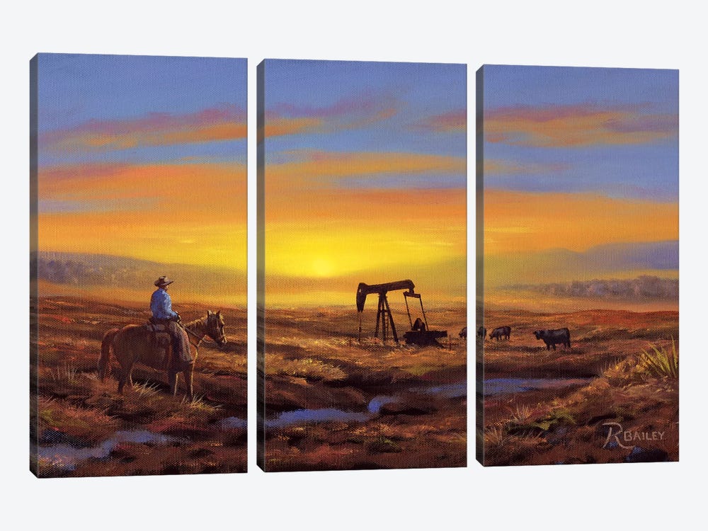 Diversified Assets by Rod Bailey 3-piece Canvas Wall Art