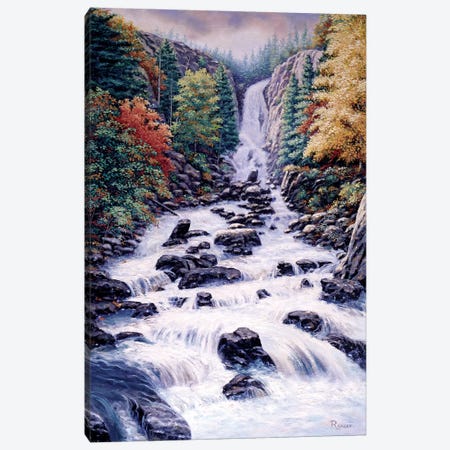 Fish Creek Falls Canvas Print #RBL15} by Rod Bailey Canvas Wall Art