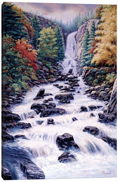 Fish Creek Falls Canvas Art Print - Rod Bailey