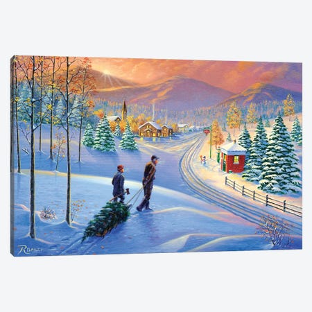 Holiday Tradition Canvas Print #RBL21} by Rod Bailey Canvas Art