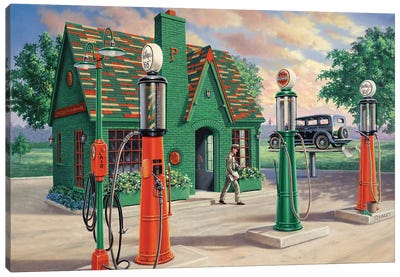 In The Neighborhood Canvas Art Print - Rod Bailey