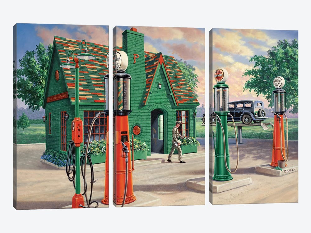 In The Neighborhood by Rod Bailey 3-piece Canvas Wall Art
