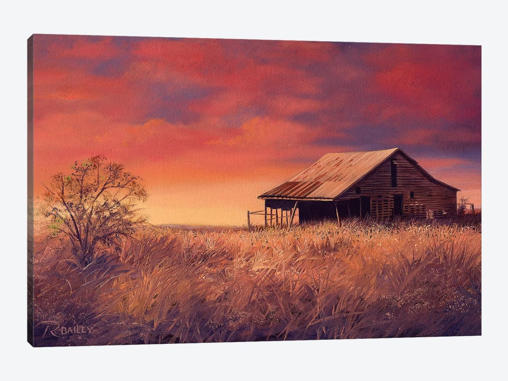 Osage Barn by Rod Bailey 1-piece Canvas Art Print