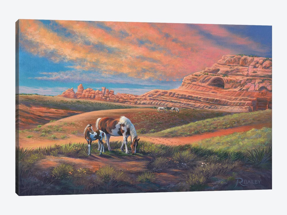 Paints Out West by Rod Bailey 1-piece Canvas Art Print