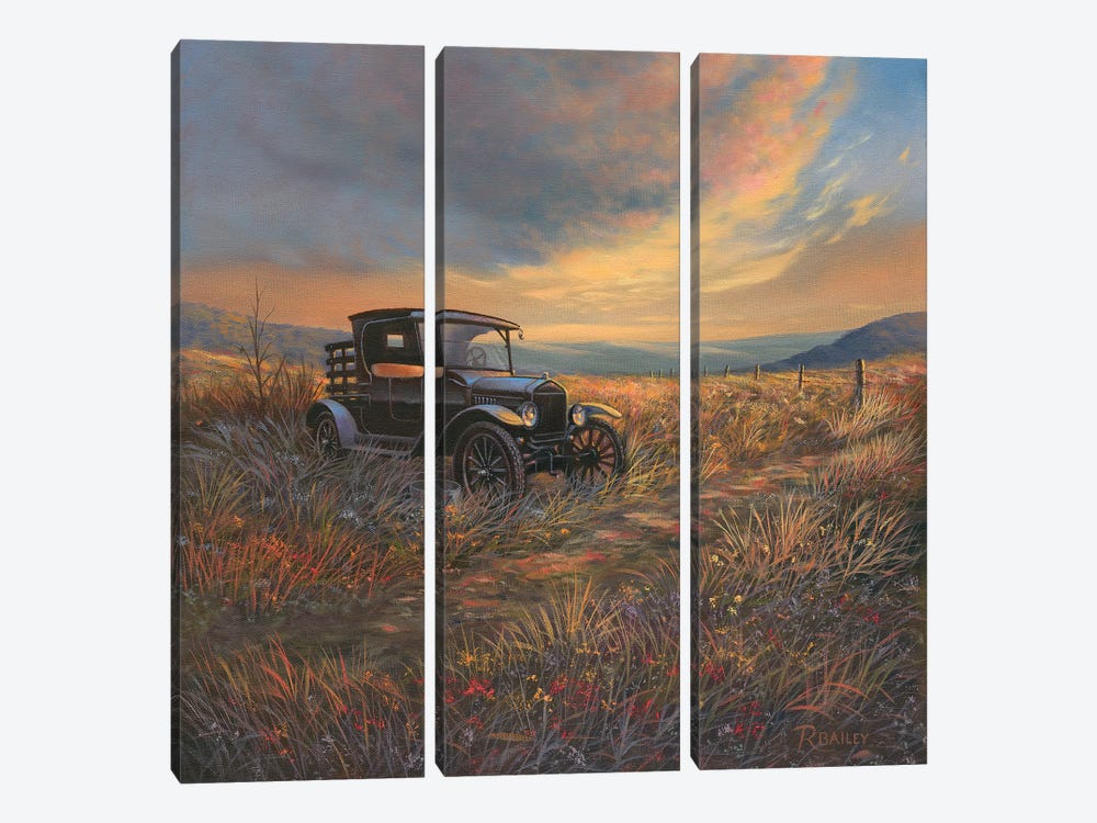 A Day Gone By by Rod Bailey 3-piece Art Print
