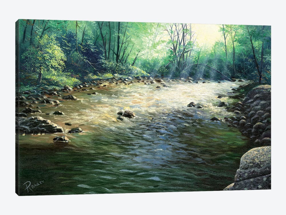 River Dance by Rod Bailey 1-piece Canvas Print