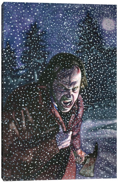 Terror Blizzard Canvas Art Print - The Shining