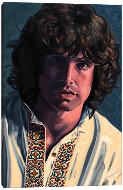 Jim Morrison Canvas Art Print - Robert Burcar