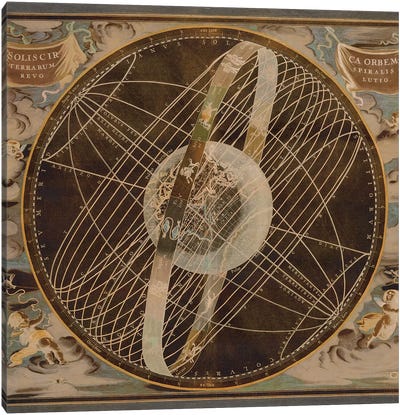 Celestial I Canvas Art Print - Astrology Art