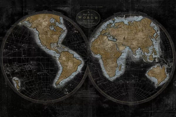 Globes: The World In Gold by Russell Brennan