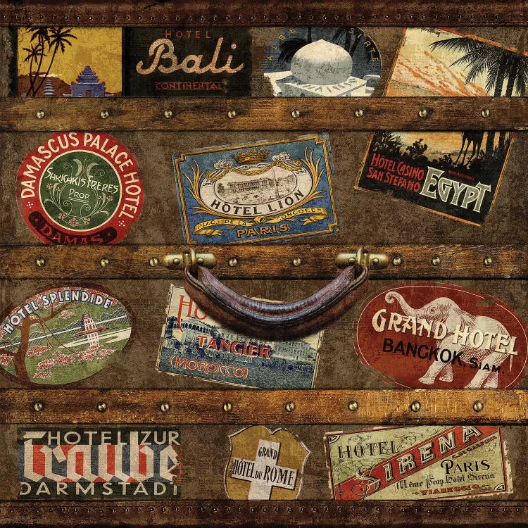 Well Traveled I by Russell Brennan wall art