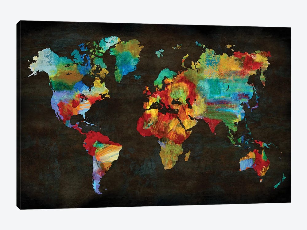 Color My World by Russell Brennan 1-piece Canvas Artwork