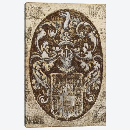 Coat Of Arms I Canvas Print #RBR6} by Russell Brennan Canvas Art Print