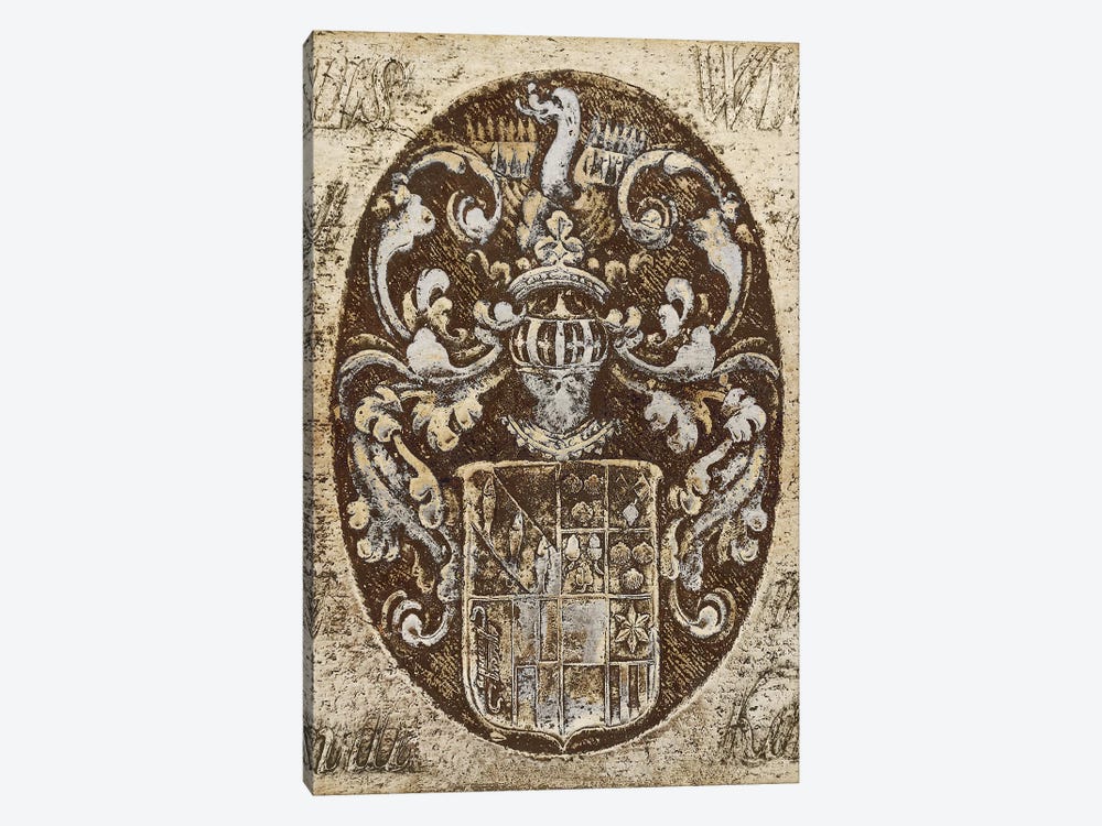Coat Of Arms I by Russell Brennan 1-piece Canvas Artwork
