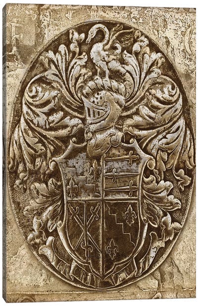 Coat Of Arms II Canvas Art Print - Fleur-de-Lis Art