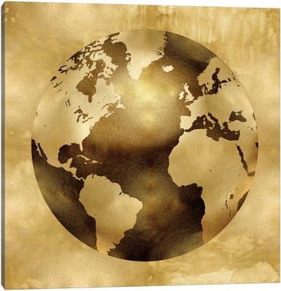 Golden Globe Canvas Art Print - Globes
