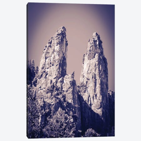 The Cathedral Spires, Yosemite National Park, California, USA. Canvas Print #RBS129} by Russ Bishop Art Print