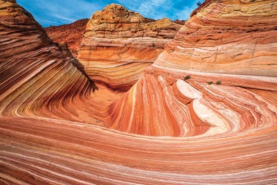 The Wave, Coyote Buttes, Paria-Vermilion Cliffs Wilderness, Arizona, USA by Russ Bishop art print