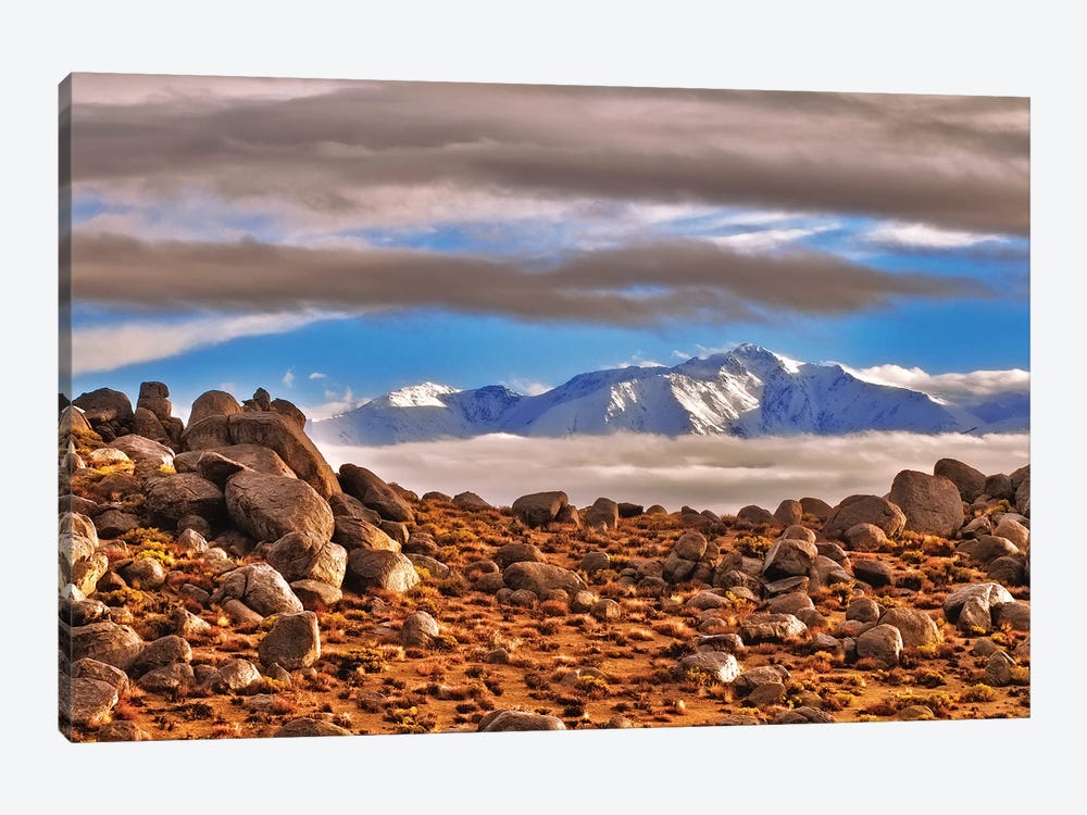 White Mountain from Buttermilk Country, Bishop, California, USA. by Russ Bishop 1-piece Canvas Artwork