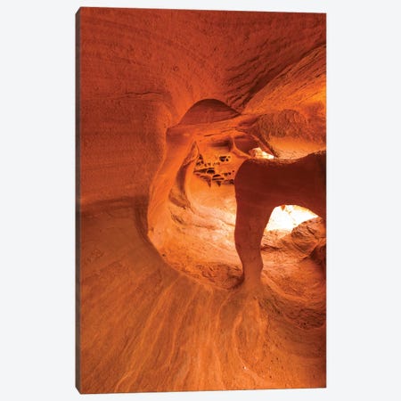 Windstone Arch I, Fire Cave, Valley Of Fire State Park, Nevada, USA Canvas Print #RBS139} by Russ Bishop Canvas Artwork