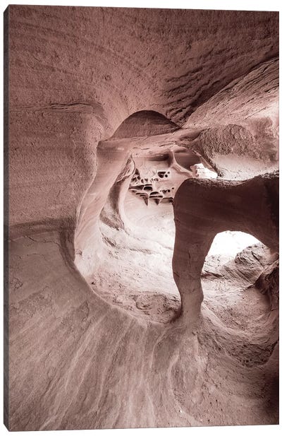 Windstone Arch II, Fire Cave, Valley Of Fire State Park, Nevada, USA Canvas Art Print
