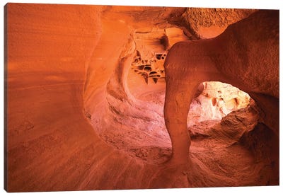 Windstone Arch IV, Fire Cave, Valley Of Fire State Park, Nevada, USA Canvas Art Print