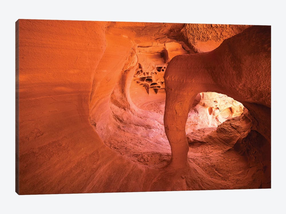 Windstone Arch IV, Fire Cave, Valley Of Fire State Park, Nevada, USA by Russ Bishop 1-piece Canvas Art