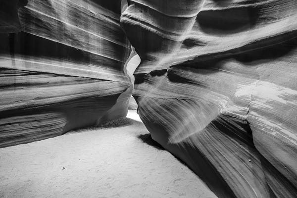 Russ Bishop: Slickrock Formations III, Upper Antelope Canyon, Navajo Indian Reservation, Arizona, USA by Russ Bishop
