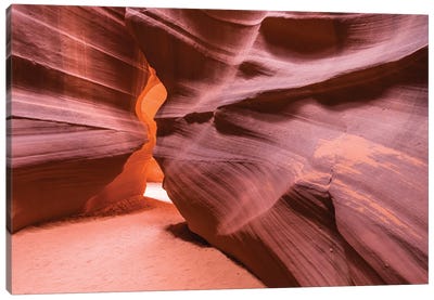Slickrock Formations IV, Upper Antelope Canyon, Navajo Indian Reservation, Arizona, USA Canvas Art Print