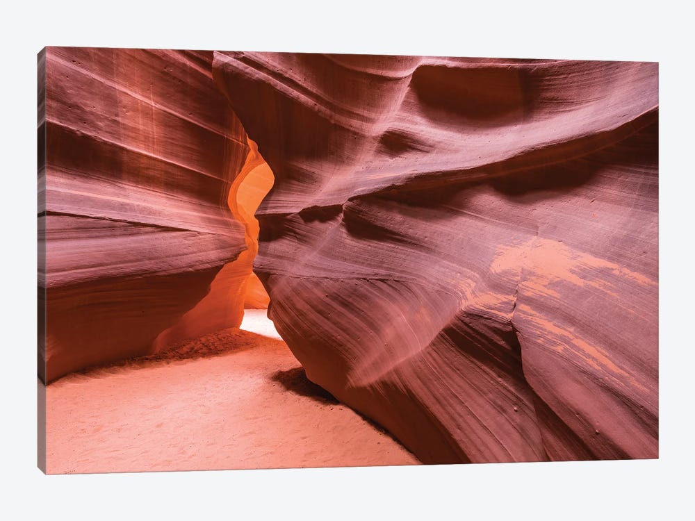 Slickrock Formations IV, Upper Antelope Canyon, Navajo Indian Reservation, Arizona, USA by Russ Bishop 1-piece Canvas Art Print