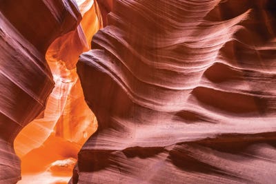 Slickrock Formations V, Upper Antelope Canyon, Navajo Indian Reservation, Arizona, USA by Russ Bishop acrylic art print
