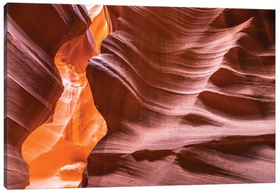 Slickrock Formations V, Upper Antelope Canyon, Navajo Indian Reservation, Arizona, USA Canvas Art Print
