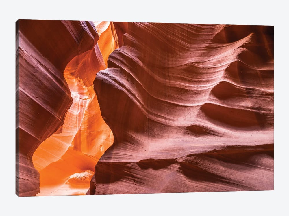 Slickrock Formations V, Upper Antelope Canyon, Navajo Indian Reservation, Arizona, USA by Russ Bishop 1-piece Canvas Wall Art