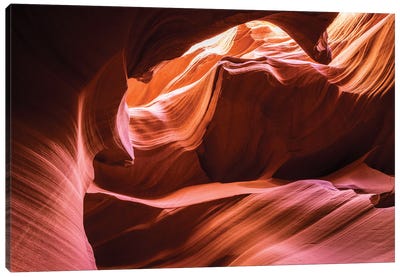 Slickrock Formations I, Lower Antelope Canyon, Navajo Indian Reservation, Arizona, USA Canvas Art Print