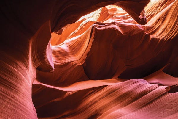 Russ Bishop: Slickrock Formations I, Lower Antelope Canyon, Navajo Indian Reservation, Arizona, USA by Russ Bishop