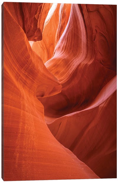 Slickrock Formations III, Lower Antelope Canyon, Navajo Indian Reservation, Arizona, USA Canvas Art Print - Canyon Art
