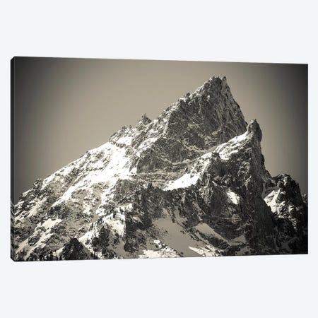 Mount Teewinot in winter, Grand Teton National Park, Wyoming, USA Canvas Print #RBS18} by Russ Bishop Canvas Artwork