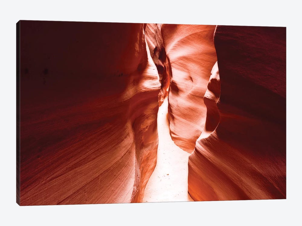 Slot canyon in Spooky Gulch, Grand Staircase-Escalante National Monument, Utah, USA by Russ Bishop 1-piece Art Print